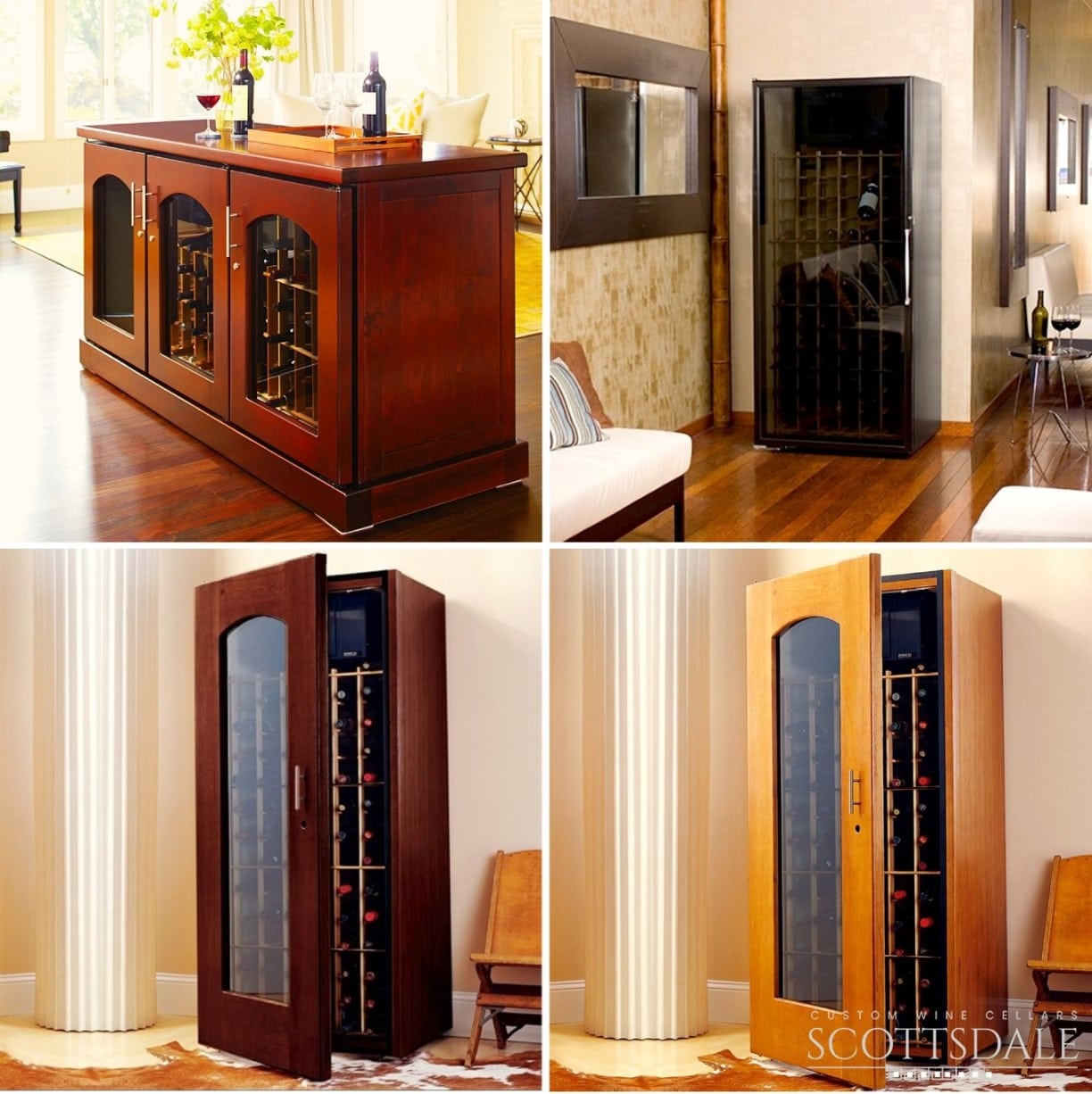 Stylish Phoenix Wine Cabinets