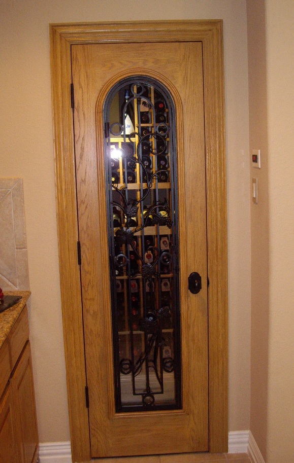 Glass Wine Cellar Door Phoenix Arizona