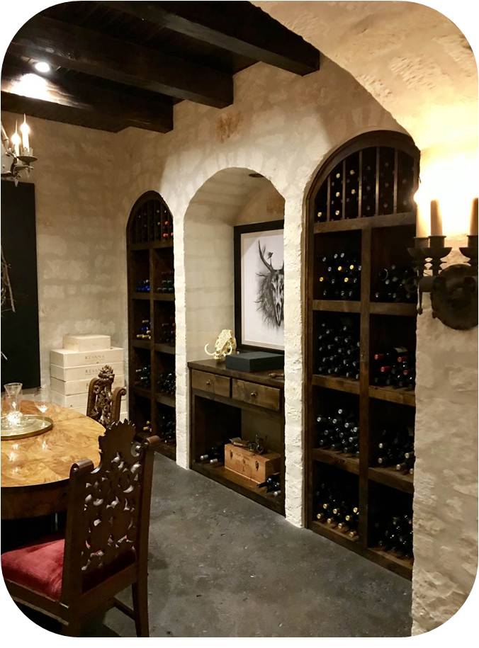 Phoenix Home Wine Cellar Equipped with a CellarPro Refrigeration System