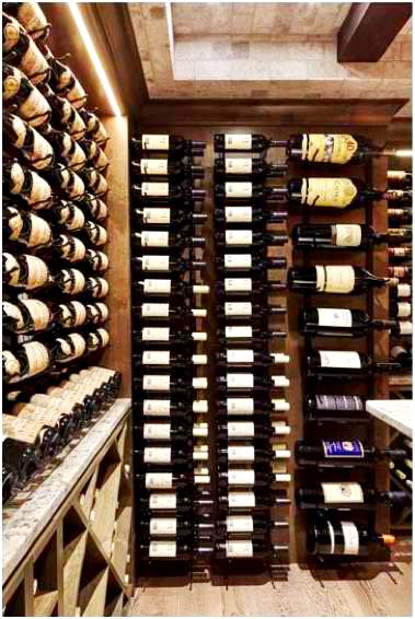 VintageView Floor to Ceiling Wine Racks by Residential Custom Wine Cellar Installers in Phoenix