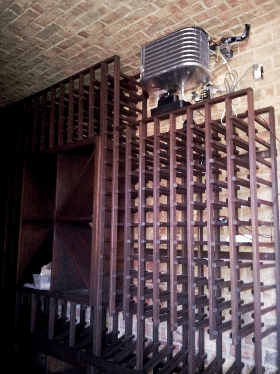 Wine Cellar Cooling Unit Installed by HVAC Experts in Phoenix