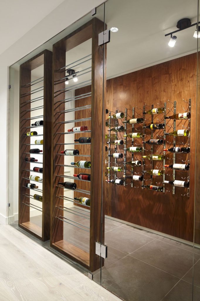Beautiful Modern Custom Wine Cellar with Traditional Accents Phoenix