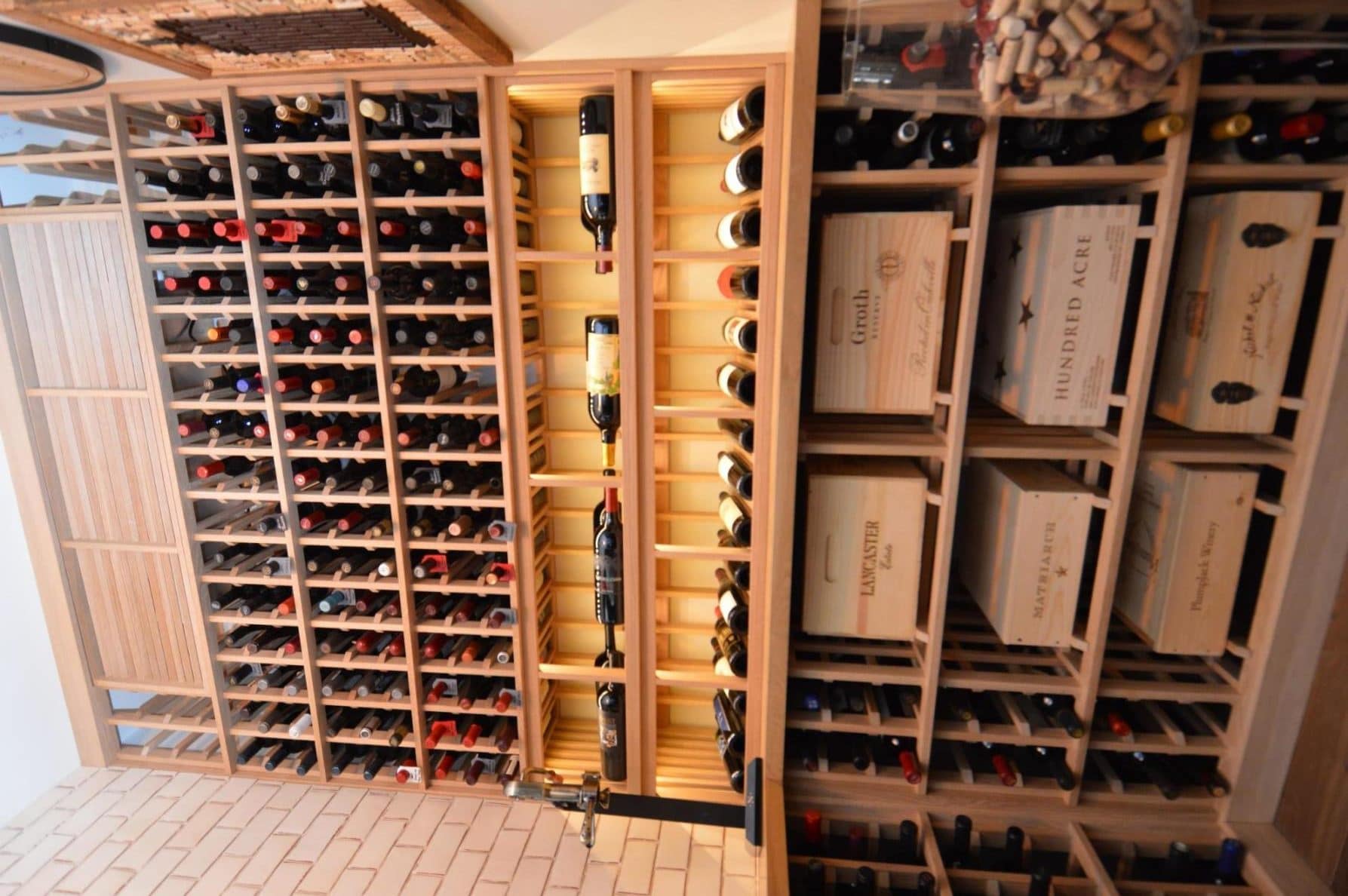 Learn more about wood wine racks we use for building home wine cellars. Custom Wine Racks Designed by Experts in Home Wine Cellars in Phoenix