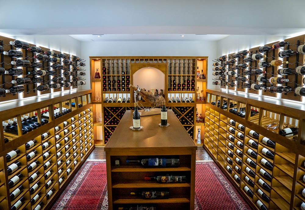modern Phoenix wine cellar