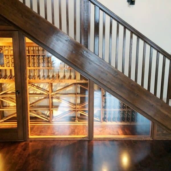 Small Wine Cellar Under the Stairs 