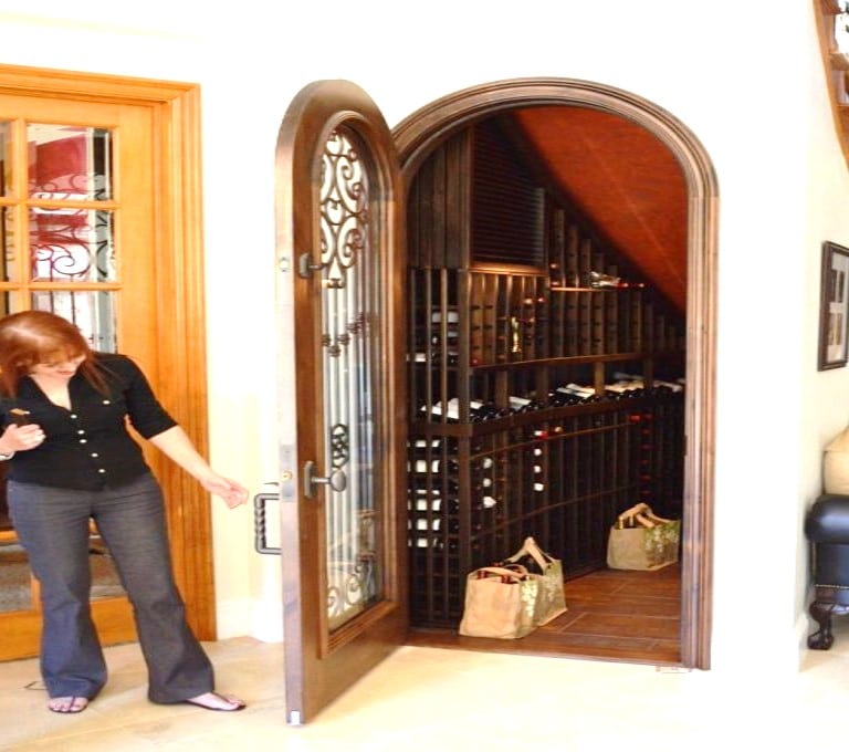 Home Wine Cellar Under the Stairs
