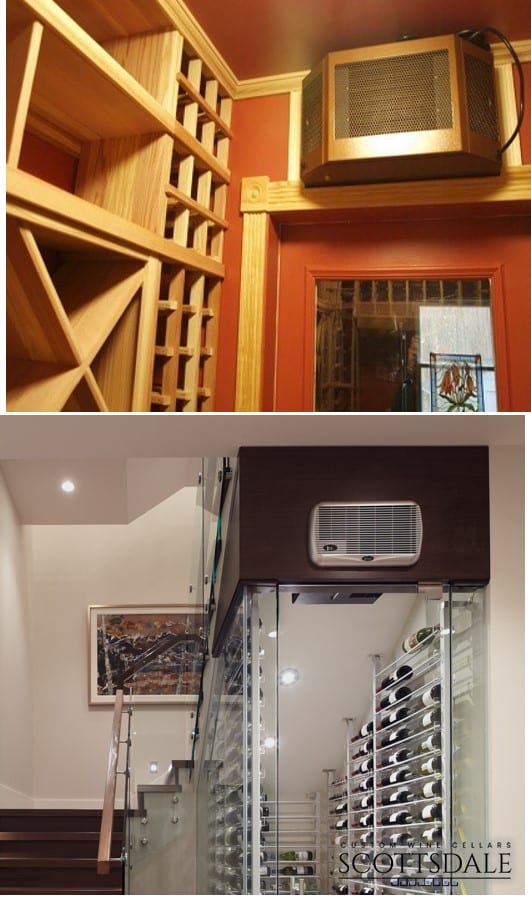 Refrigerated Wine Cellars with Wine Cellar Cooling Units