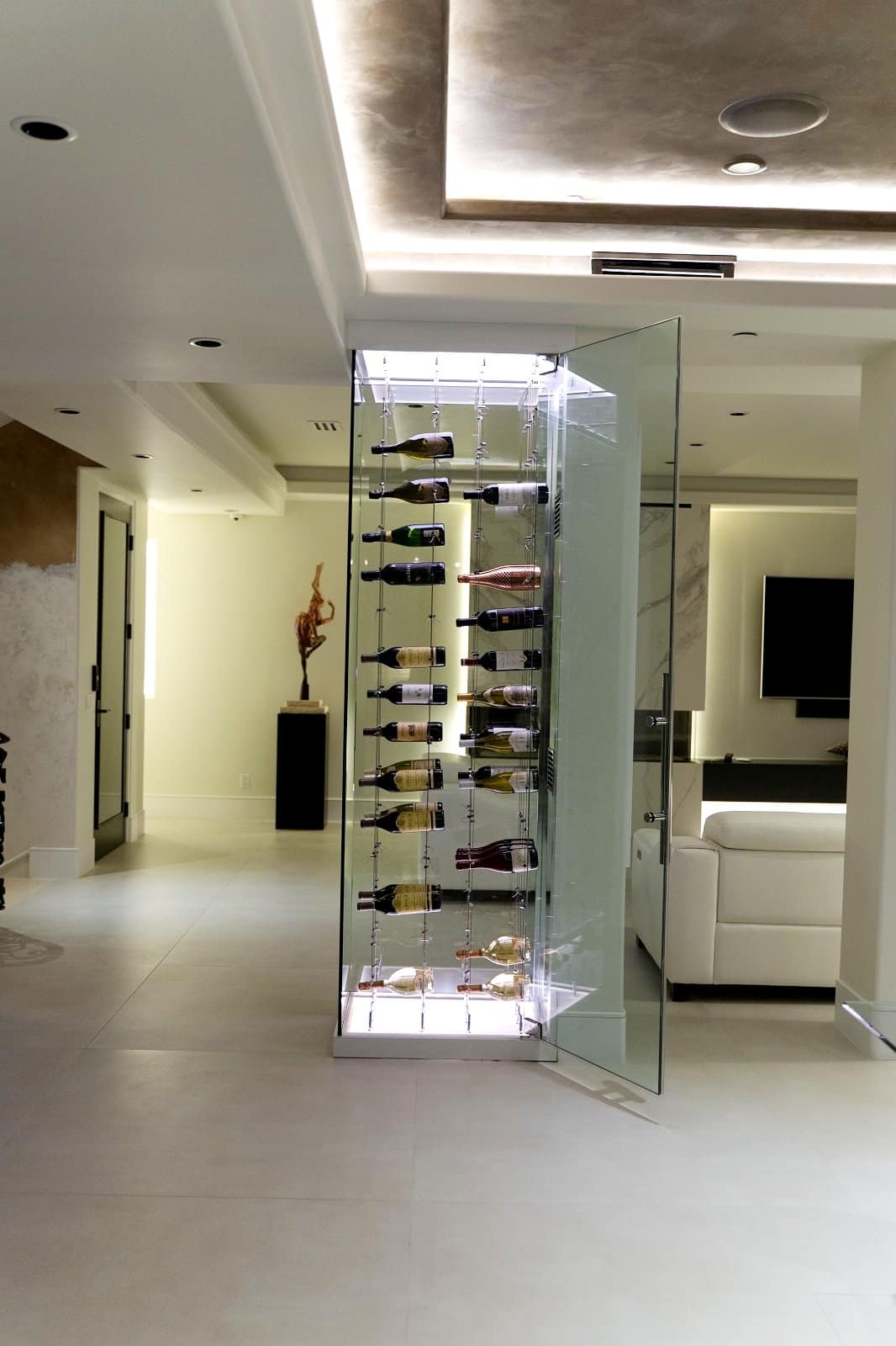 Wine Cellar Refrigeration Project by Coastal Custom Wine Cellars