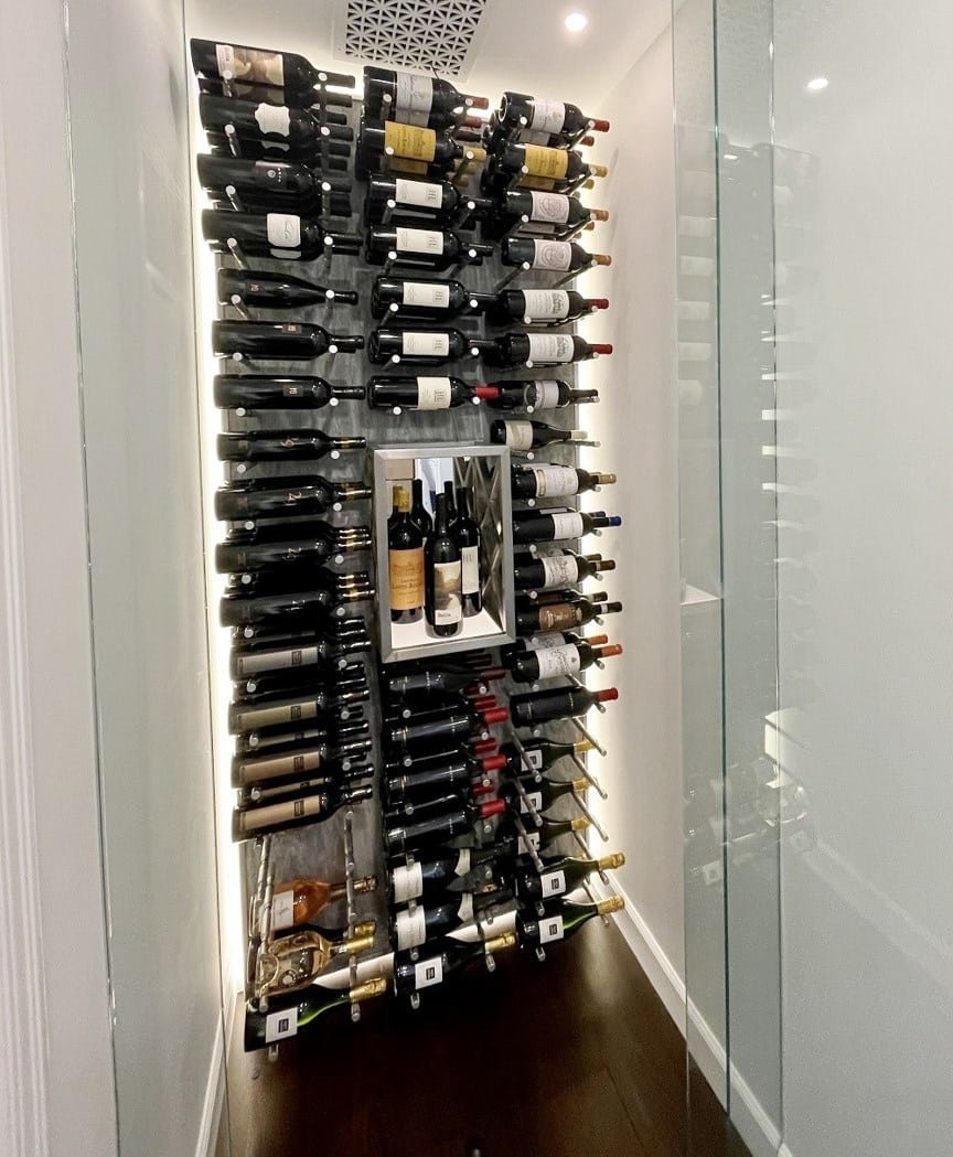 Modern Wine Cellar Ideas Glass Wine Display with Wine Wall Wine Racks