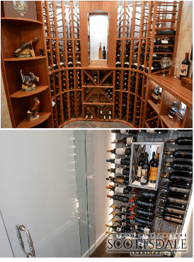 Stylish and Practical Small Wine Cellars by Phoenix Master Builders 