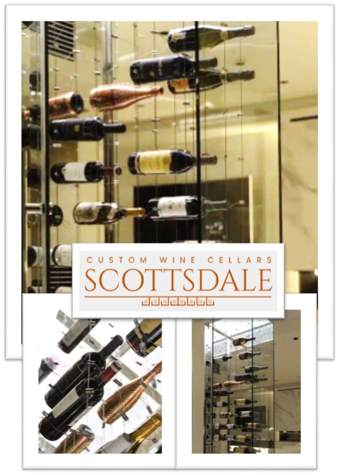 Cable Wine Displays are a Trend in Designing Modern Wine Cellars
