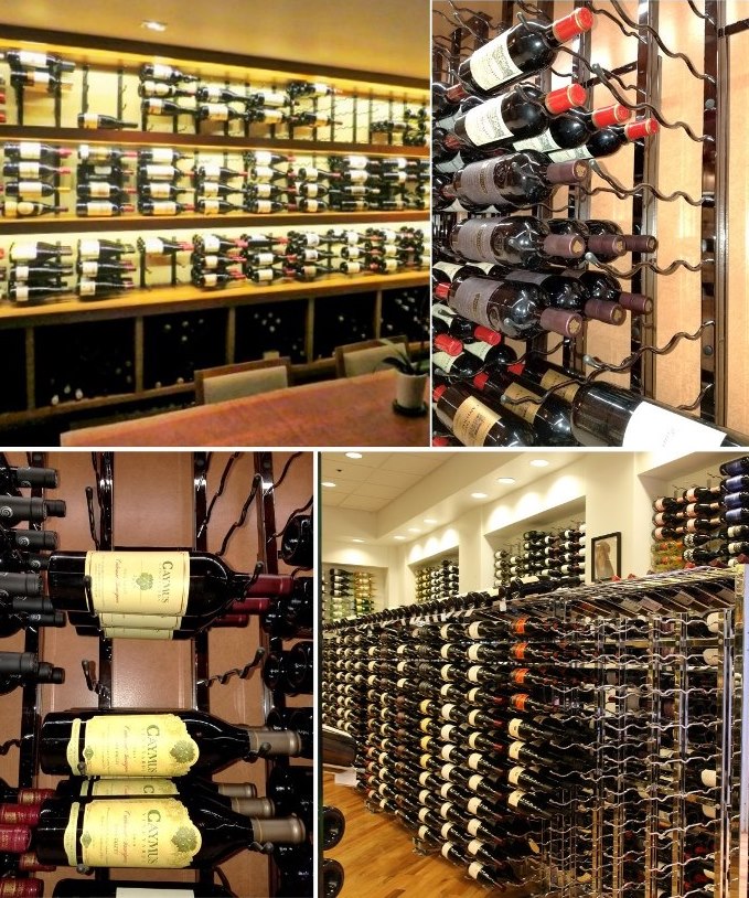 VintageView Metal Wine Racks for Modern Wine Cellars