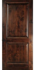 11 - Phoenix Dark Two Panel Wood Solid Wine Cellar Door