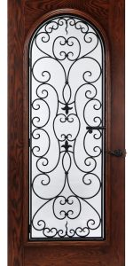 4 - Biltmore Heights Phoenix Wood Iron Glass Wine Cellar Doors Specialty Design