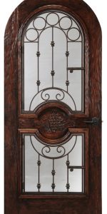 5 - Tramonto Arizona Wine Cellar Doors Design Glass and Wood Traditional