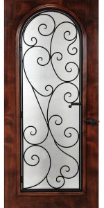 7 - Red Rock Glass & Iron Custom Wine Cellar Door Phoenix