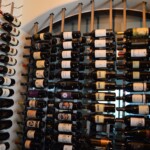 Custom metal wine racks like this are available in single, double, and triple deep configurations.