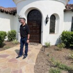 Wine Cellar expert Jake Austad in front of a client's home in Phoenix, Arizona.