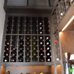 Cork forward wooden racking is a great way to add lots of wine storage in your cellar.